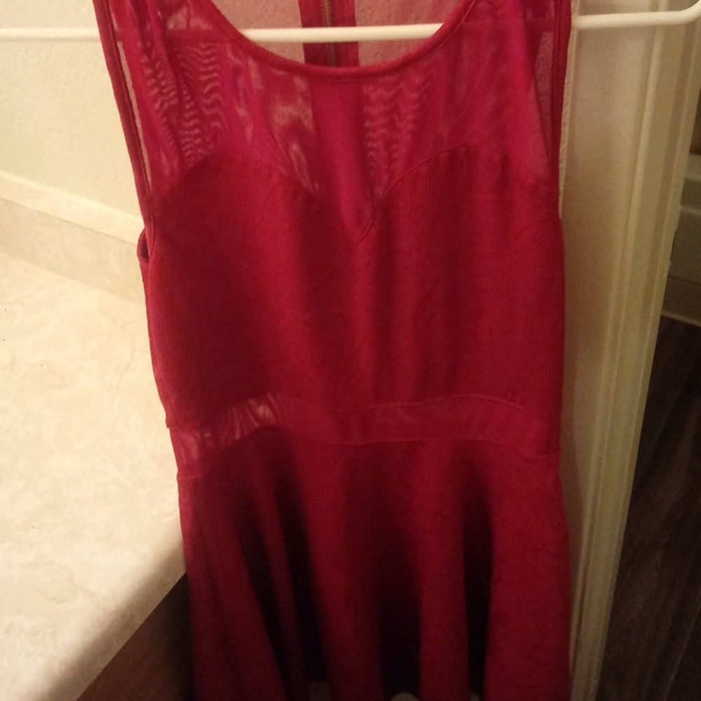 Red dress